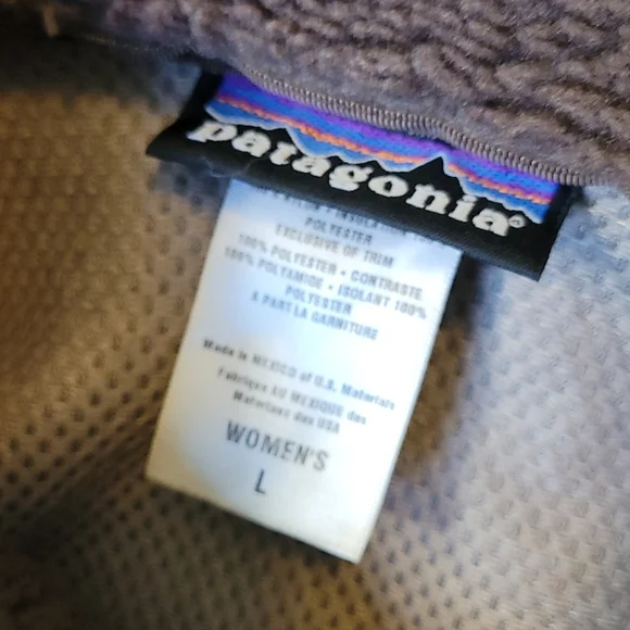 Sold // patagonia retro X pile fleece full zip large women's - Picture 3 of 8